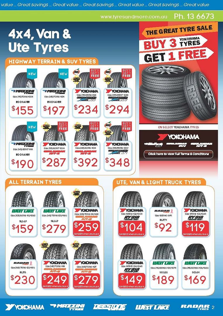 Tyres & More March April 2015 Catalogue